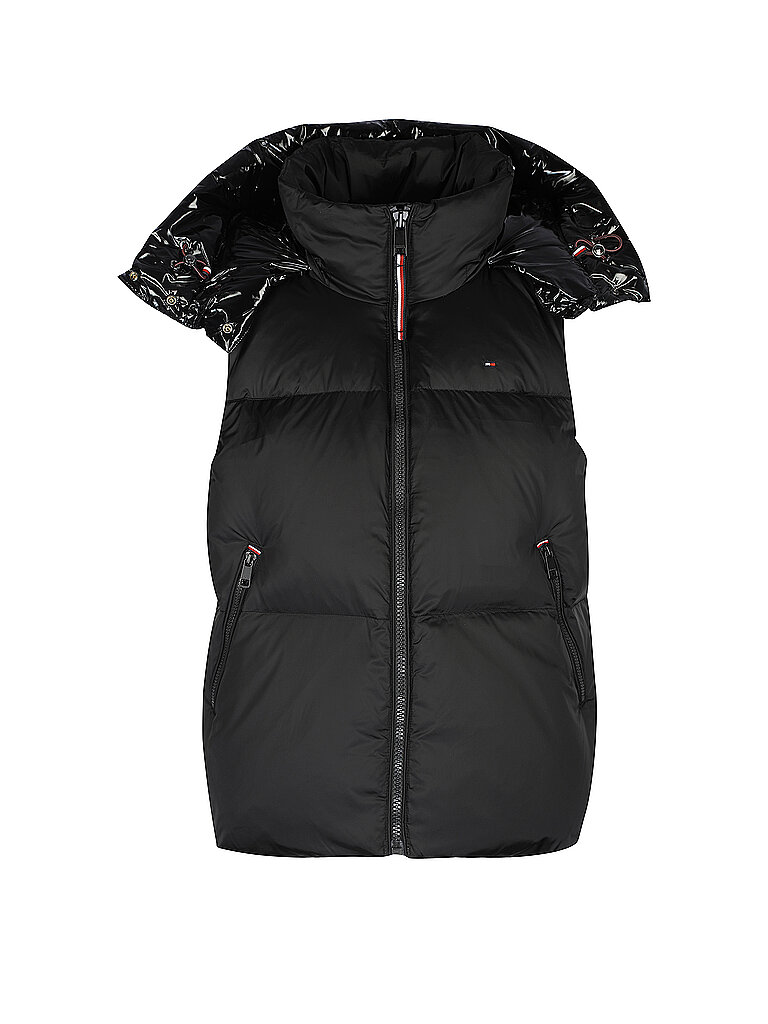 TOMMY HILFIGER Steppgilet schwarz | XS